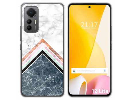 Funda Silicona para Xiaomi 12 Lite 5G diseño Mármol 05 Dibujos
