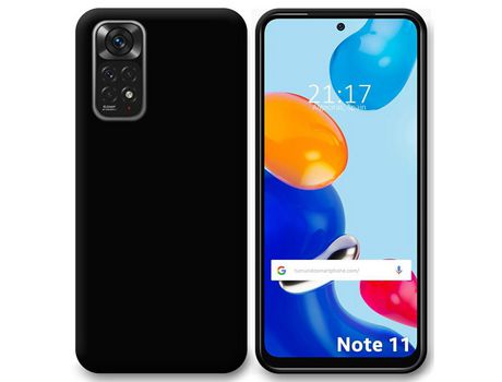 Funda Silicona Gel TPU Negra para Xiaomi Redmi Note 11 / 11s
