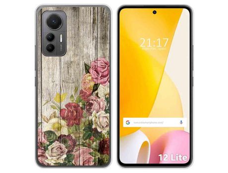 Funda Silicona para Xiaomi 12 Lite 5G diseño Madera 08 Dibujos