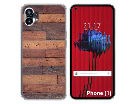 Funda Silicona para Nothing Phone 1 diseño Madera 03 Dibujos