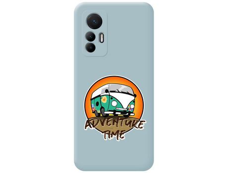 Funda Silicona Líquida Azul para Xiaomi 12 Lite 5G diseño Adventure Time Dibujos