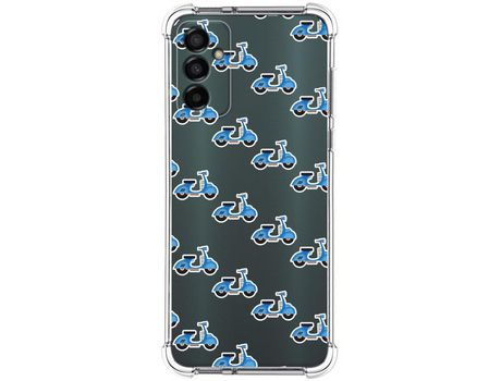Funda Silicona Antigolpes para Samsung Galaxy M13 4G diseño Scooter Dibujos