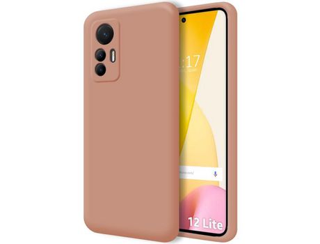 Funda Silicona Líquida Ultra Suave para Xiaomi 12 Lite 5G color Rosa