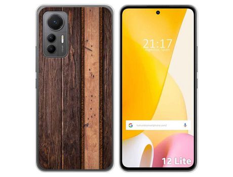 Funda Silicona para Xiaomi 12 Lite 5G diseño Madera 05 Dibujos