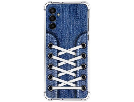 Funda Silicona Antigolpes para Samsung Galaxy M13 4G diseño Zapatillas 01 Dibujos