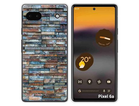 Funda Silicona para Google Pixel 6A diseño Ladrillo 05 Dibujos
