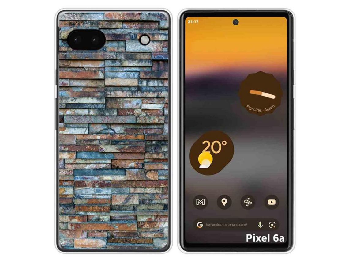Funda Silicona para Google Pixel 6A diseño Ladrillo 05 Dibujos