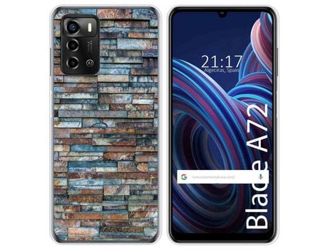 Funda Silicona para ZTE Blade A72 diseño Ladrillo 05 Dibujos