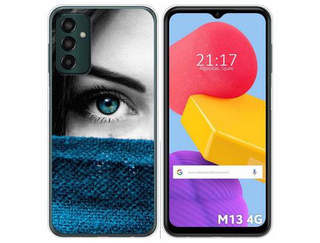 Funda Silicona para Samsung Galaxy M13 4G diseño Ojo Dibujos