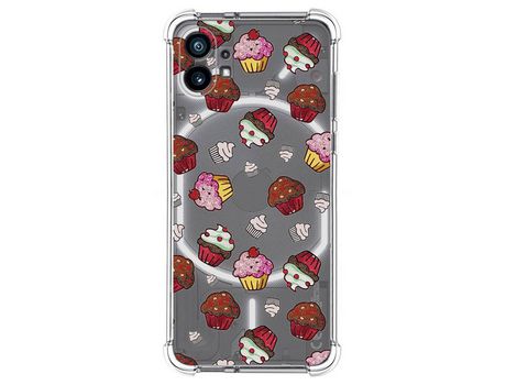 Funda Silicona Antigolpes para Nothing Phone 1 diseño Muffins Dibujos