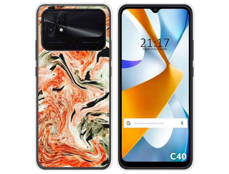 Funda Silicona para Xiaomi POCO C40 diseño Mármol 12 Dibujos