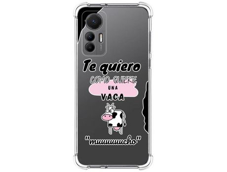 Funda Silicona Antigolpes para Xiaomi 12 Lite 5G diseño Vaca Dibujos