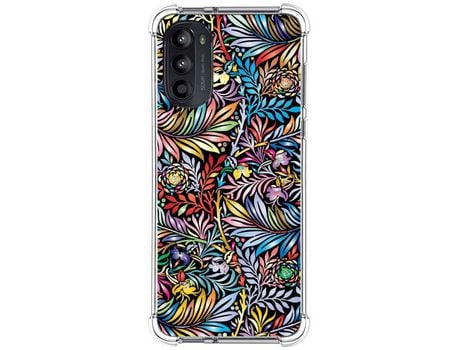 Funda Silicona Antigolpes para Motorola Moto G52 4G diseño Flores 04 Dibujos