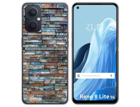 Funda Silicona para Oppo Reno 8 Lite 5G diseño Ladrillo 05 Dibujos