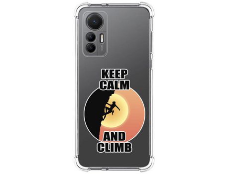 Funda Silicona Antigolpes para Xiaomi 12 Lite 5G diseño Mujer Escalada Dibujos