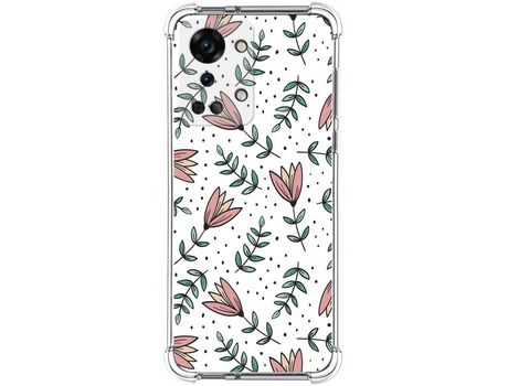 Funda Silicona Antigolpes para OnePlus Nord 2T 5G diseño Flores 01 Dibujos