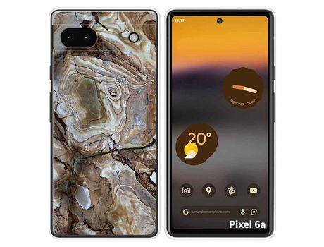 Funda Silicona para Google Pixel 6A diseño Mármol 14 Dibujos