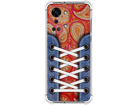 Funda Silicona Antigolpes para OnePlus Nord 2T 5G diseño Zapatillas 10 Dibujos