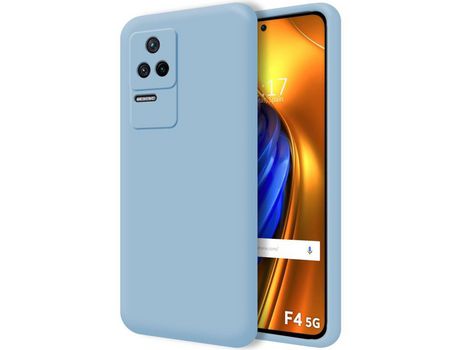 Funda Silicona Líquida Ultra Suave para Xiaomi Poco F4 5G color Azul