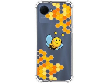 Funda Silicona Antigolpes para Realme Narzo 50i Prime diseño Abeja Dibujos