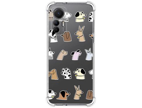 Funda Silicona Antigolpes para Xiaomi 12 Lite 5G diseño Perros Dibujos