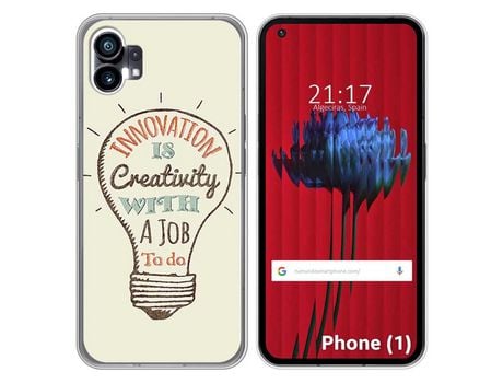 Funda Silicona para Nothing Phone 1 diseño Creativity Dibujos