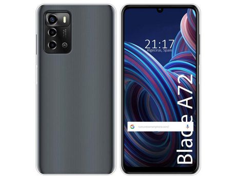 Funda Silicona Gel TPU Transparente para ZTE Blade A72
