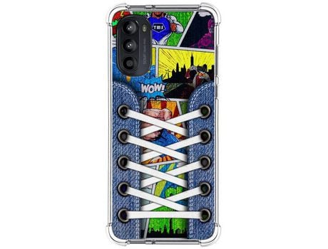 Funda Silicona Antigolpes para Motorola Moto G52 4G diseño Zapatillas 14 Dibujos