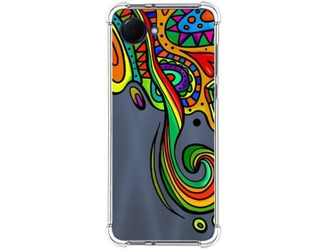 Funda Silicona Antigolpes para Realme Narzo 50i Prime diseño Colores Dibujos