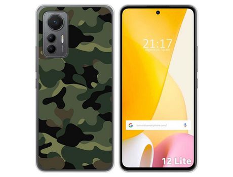 Funda Silicona para Xiaomi 12 Lite 5G diseño Camuflaje Dibujos