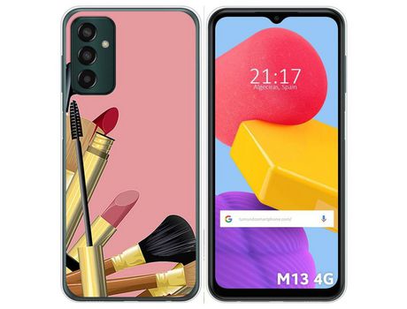 Funda Silicona para Samsung Galaxy M13 4G diseño Brochas Dibujos
