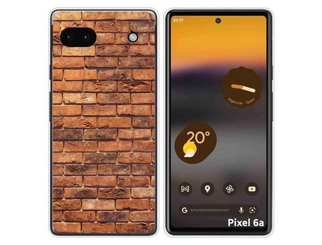 Funda Silicona para Google Pixel 6A diseño Ladrillo 04 Dibujos