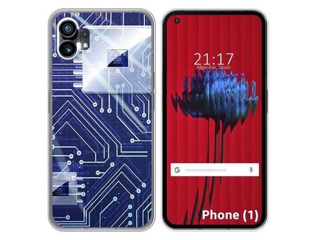 Funda Silicona para Nothing Phone 1 diseño Circuito Dibujos