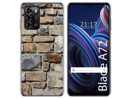 Funda Silicona para ZTE Blade A72 diseño Ladrillo 03 Dibujos