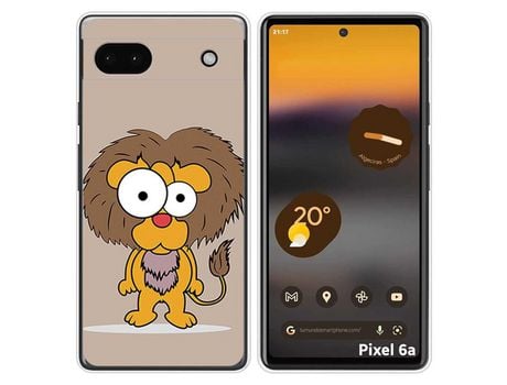 Funda Silicona para Google Pixel 6A diseño Leon Dibujos