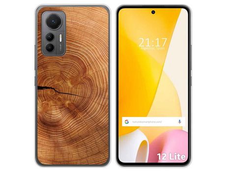 Funda Silicona para Xiaomi 12 Lite 5G diseño Madera 04 Dibujos
