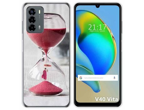 Funda Silicona para ZTE Blade V40 Vita diseño Reloj Dibujos