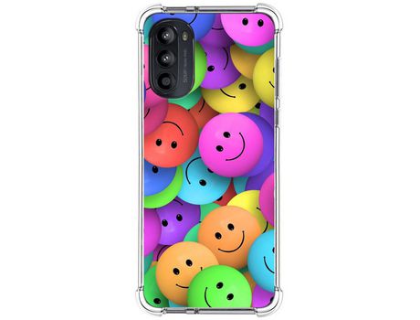 Funda Silicona Antigolpes para Motorola Moto G52 4G diseño Smile Dibujos