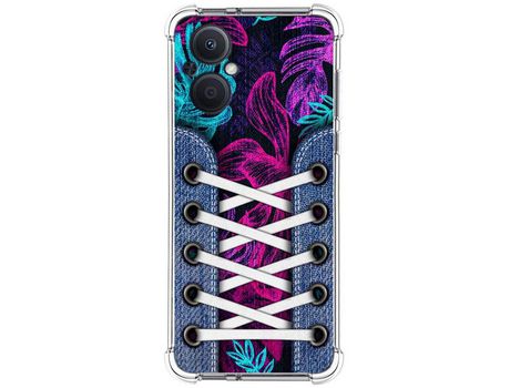 Funda Silicona Antigolpes para Oppo Reno 8 Lite 5G diseño Zapatillas 07 Dibujos