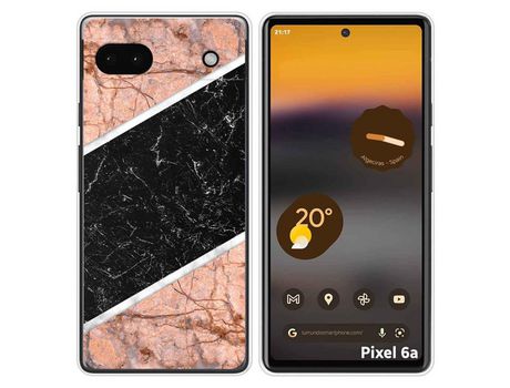 Funda Silicona para Google Pixel 6A diseño Mármol 07 Dibujos