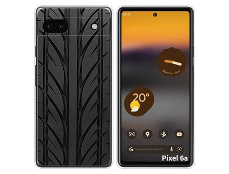 Funda Silicona para Google Pixel 6A diseño Neumatico Dibujos