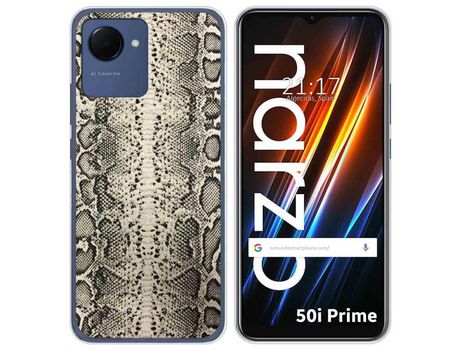 Funda Silicona para Realme Narzo 50i Prime diseño Animal 01 Dibujos