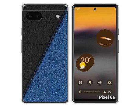 Funda Silicona para Google Pixel 6A diseño Cuero 02 Dibujos