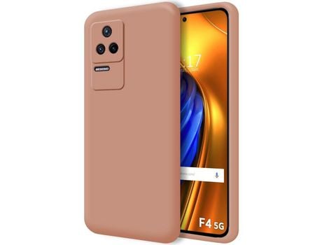 Funda Silicona Líquida Ultra Suave para Xiaomi Poco F4 5G color Rosa