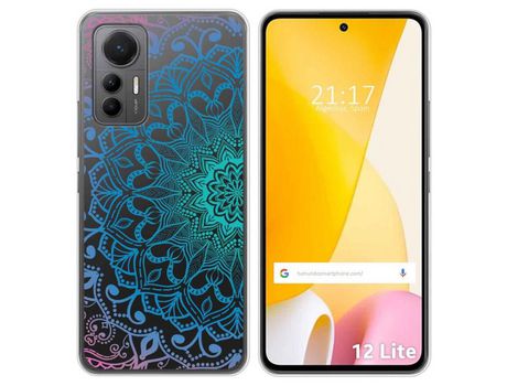 Funda Silicona Transparente para Xiaomi 12 Lite 5G diseño Mandala Dibujos