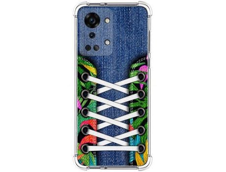 Funda Silicona Antigolpes para OnePlus Nord 2T 5G diseño Zapatillas 13 Dibujos