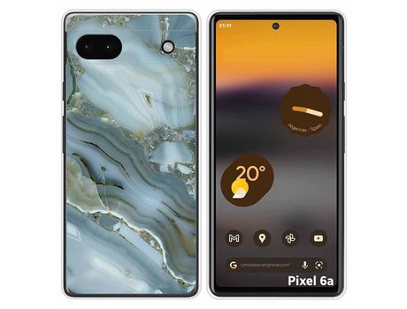 Funda Silicona para Google Pixel 6A diseño Mármol 09 Dibujos