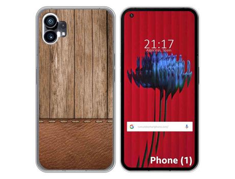 Funda Silicona para Nothing Phone 1 diseño Madera 09 Dibujos