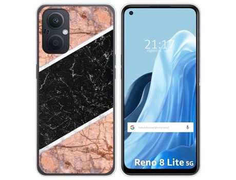 Funda Silicona para Oppo Reno 8 Lite 5G diseño Mármol 07 Dibujos
