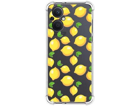 Funda Silicona Antigolpes para Oppo Reno 8 Lite 5G diseño Limones Dibujos